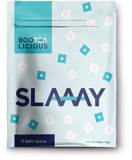 Slaaay tea packaging